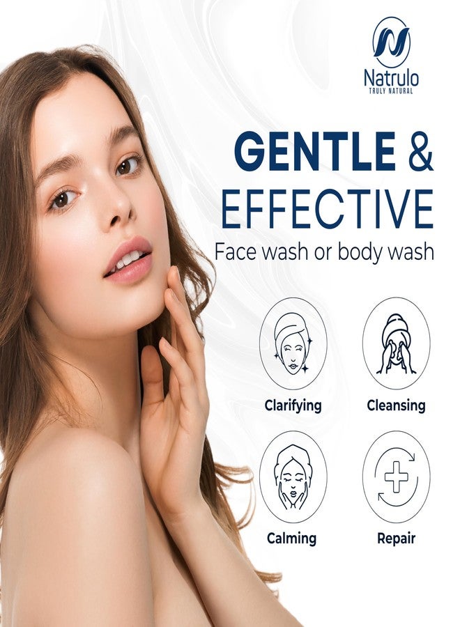 Natrulo Zinc Soap with Zinc Pyrithione | Gentle All-Natural Face & Body Wash | Daily Cleansing Formula for Oily, Sensitive & Blemish-Prone Skin | Exfoliating Wash with Aloe & Citrus | Made in USA - Image 3